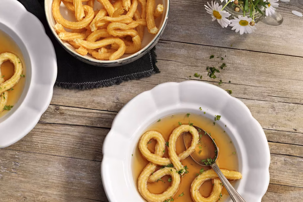 Voorbeeld voor een vleesbouillon met Strauben